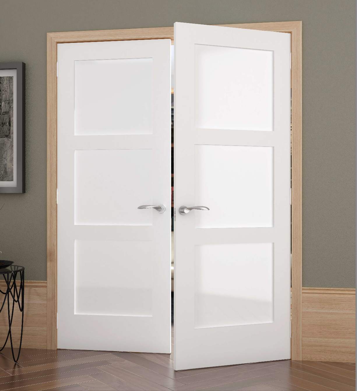 Primed Doors: French Shaker